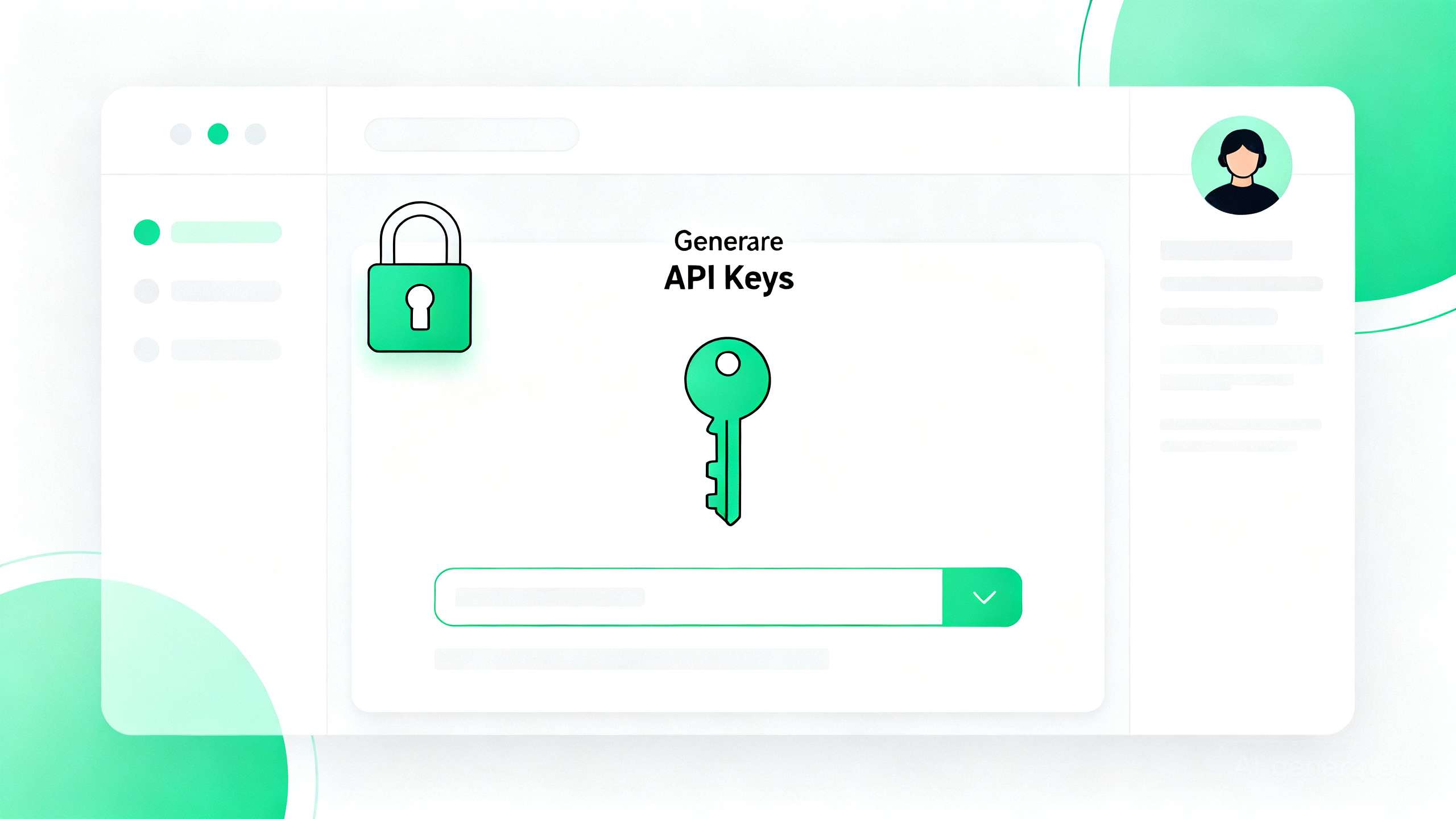 OpenAI API 密钥创建与管理界面示意图