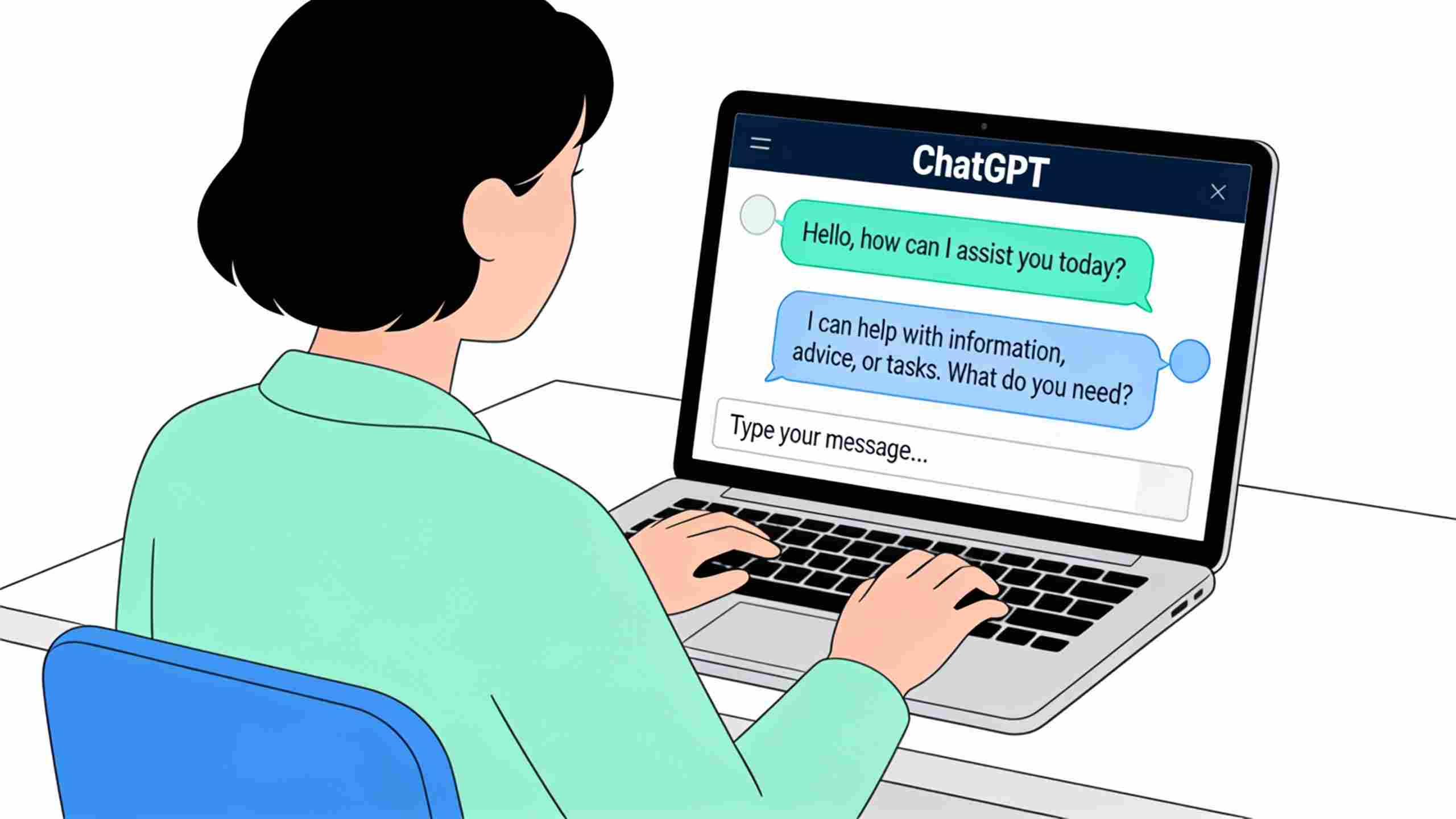 ChatGPT注册与使用流程示意图