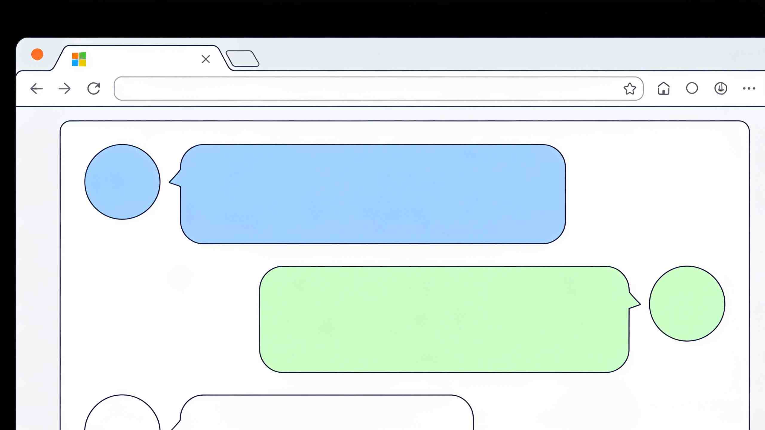 Microsoft Copilot 网页版注册与登录界面示意图